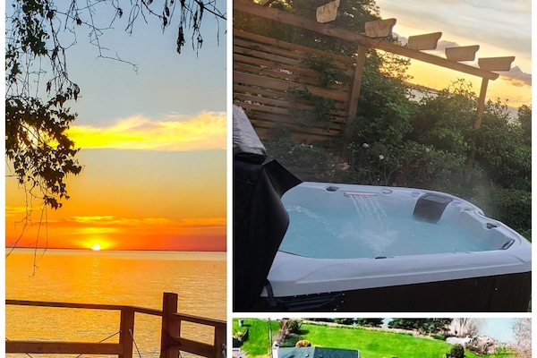 Waterfront with hot tub close to wineries and Niagara attractions